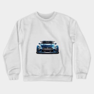 Nissan gtr r35 Front View Car Illustration T-Shirt Crewneck Sweatshirt